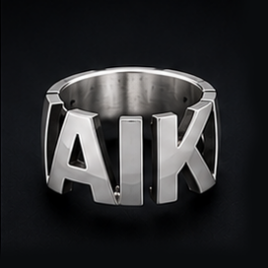Silverring 925 Klubbnamn
