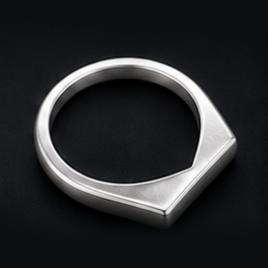 Silverring 925 Tunn klackring
