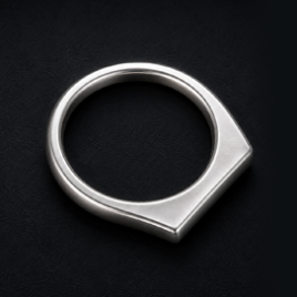 Silverring 925 Tunn klackring
